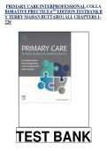 Primary Care Interprofessional Collaborative Practice &lpar;6th Edition&rpar; by Terry Mahan Buttaro &ndash; Test Bank &vert; All Chapters Complete