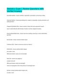 Statistics Exam 1 Review Questions with Verified Answers