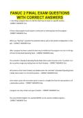 FANUC 2 FINAL EXAM QUESTIONS WITH CORRECT ANSWERS&period;pdf