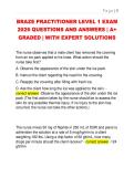 BRAZE PRACTITIONER LEVEL 1 EXAM  2026 QUESTIONS AND ANSWERS &vert; A&plus;  GRADED &vert; WITH EXPERT SOLUTIONS 