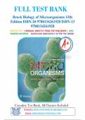 Test Bank for Brock Biology of Microorganisms 15th Edition by Michael Madigan&comma; Kelly Bender&comma; Daniel Buckley&comma; W&period; Sattley & David Stahl 9780134261928&vert; Complete Guide A&plus;