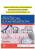 Test Bank For Seidel's Guide to Physical Examination An  Interprofessional Approach 10th Edition by Jane W&period; Ball&comma; Joyce E&period; Dains Chapter 1 - 26
