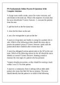 PN Fundamentals Online Practice B Questions With Complete Solutions