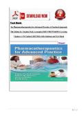 Test Bank for Pharmacotherapeutics for Advanced Practice A Practical Approach 5th Edition by Virginia Poole Arcangelo Covering Chapters 1-56 Updated  with Solutions and Test Bank