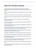 WGU C214 Financial Management &vert; Ultimate OA Q&A Checklist &vert; 100&plus; Verified Answers &vert; 2026 Edition