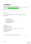 Test Bank &ndash; Fundamentals of Corporate Finance 13th Edition &lpar;Ross&rpar; &vert; All Chapters Covered &vert; Graded A&plus;