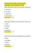 Prisma Cloud RQL Exam Actual Questions and Answers 2026&period;docx