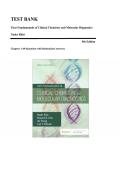 TEST BANK&lowbar;&lowbar;Tietz Fundamentals of Clinical Chemistry and Molecular Diagnostics 9th Edition by Nader Rifai &comma; ISBN&colon; 9780323935838 &vert;Chapter 1 -49&vert; Questions with Rationalized Answers&comma; Guide A&plus;