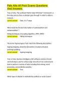 Palo Alto All Post Exams Questions And Answers&period;docx