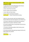 PSE Sase Exam Actual Questions and Answers 2026&period;docx