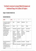 American Government&colon; Political Development and Institutional Change&comma; 10th Edition &ndash; Cal Jillson &ndash; Test Bank &lpar;All Chapters Covered 1&ndash;16&rpar;