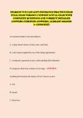 PEARSON VUE CASUALTY INSURANCE PRACTICE EXAM FINAL EXAM VERSION 1 NEWEST ACTUAL EXAM WITH COMPLETE QUESTIONS AND CORRECT DETAILED ANSWERS &lpar;VERIFIED ANSWERS&rpar; &vert;ALREADY GRADED A&plus;&lpar;2026-2027&rpar;