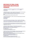 NR576&sol;NR 576 FINAL EXAM QUESTIONS AND DETAILED ANSWERS