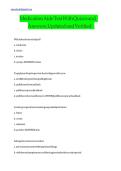 Medication Aide State Test Exam Questions and Answers &lpar;Latest 2025 &sol; 2026&rpar; 100&percnt; Verified &lpar;UPDATED&rpar;