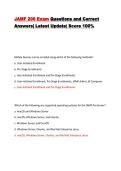 JAMF 200 Exam Questions and Correct Answers&vert; Latest Update&vert; Score 100&percnt;