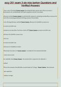 Accy 201 final ole miss Questions and Verified  Answers