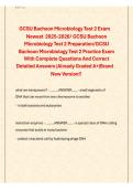 GCSU Bachoon Microbiology Test 2 Exam Newest 2025 Test Bank Verified Questions Answers 2025&sol; 2026