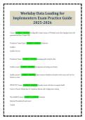 Workday Data Loading for Implementers Exam Practice Guide 2025-2026
