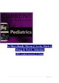 TEST BANK FOR CURRENT Diagnosis & Treatment Pediatrics&comma; 27th Edition &lpar;Current Pediatric Diagnosis & Treatment&rpar; 27th Edition by Maya Bunik&comma; Myron J&period; Levin&comma; Mark J&period; Abzug & Teri L&period; Schreiner &comma; ISBN&colon; 9781265739898 Chapters 1-46 &vert;All Chapters Verified&vert; Guide