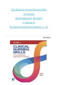 Test bank clinical nursing skills a concept based approach 4e pearson education