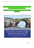 Evolutionary Psychology 7th Edition Test Bank &ndash; David M&period; Buss &vert; All Chapters Questions & Answers for Psychology Exam Prep