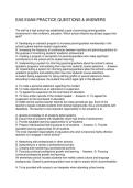 EAS EXAM PRACTICE QUESTIONS & ANSWERS