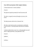 Nurs 1100 Exam Questions With Complete Solutions