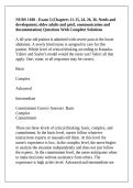 NURS 1100 - Exam 3 &lpar;Chapters 11-15&comma; 24&comma; 26&comma; 36&period; Needs and development&comma; older adults and grief&comma; communication and documentation&rpar; Questions With Complete Solutions