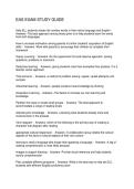 EAS EXAM STUDY GUIDE