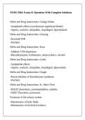 NURS 3304&colon; Exam &num;1 Questions With Complete Solutions
