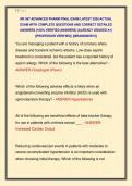 NR 567 ADVANCED PHARM FINAL EXAM LATEST 2026 ACTUAL  EXAM WITH COMPLETE QUESTIONS AND CORRECT DETAILED  ANSWERS &lpar;100&percnt; VERIFIED ANSWERS&rpar; &vert;ALREADY GRADED A&plus;&vert;  &vert;&vert;PROFESSOR VERIFIED&vert;&vert; &vert;&vert;BRANDNEW&excl;&excl;&excl;&vert;&vert;