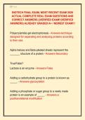 BIOTECH FINAL EXAM&comma; MOST RECENT EXAM 2026  ACTUAL COMPLETE REAL EXAM QUESTIONS AND  CORRECT ANSWERS &vert;&vert;VERIFIED EXAM&excl;&excl;&lpar;VERIFIED  ANSWERS&rpar; ALREADY GRADED A&plus; &sol; NEWEST EXAM&excl;&excl;&excl;