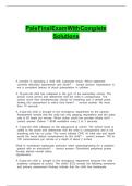 PALS FINAL EXAM WITH COMPLETE SOLUTIONS&period;
