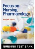 Test Bank For Focus on Nursing Pharmacology&comma; 8th Edition by Karch&comma; All Chapters 1-59 LATEST &vert;2026