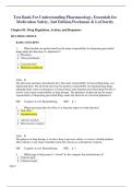 Test Bank for Understanding Pharmacology Essentials for Medication Safety&comma; 3rd Edition by M&period; Linda Workman & LaCharity