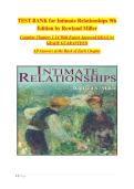 Intimate Relationships &ndash; 9th Edition by Rowland Miller &vert; Complete Test Bank &lpar;Chapters 1&ndash;14 with Expert-Approved Q&As&rpar;