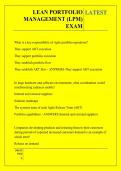 LEAN PORTFOLIO MANAGEMENT &lpar;LPM&rpar; EXAM QUESTIONS AND ANSWERS 2026