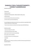 D446 ADULT HEALTH 2 QUESTIONS WITH CORRECT ANSWERS 