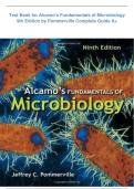 test Bank for Alcamo's Fundamentals of Microbiology 9th Edition by Pommerville - Complete Guide A&plus;