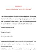 Students With Disabilities CST NYSTCE 060 Exam Test Bank Verified Questions Answers 2025&sol; 2026