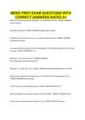 MRSO PREP EXAM QUESTIONS WITH CORRECT ANSWERS RATED A&plus;