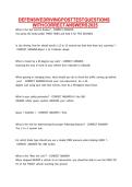 DEFENSIVE DRIVING POST TEST QUESTIONS WITH CORRECT ANSWERS 