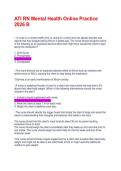 ATI RN Mental Health Online Practice 2026 B