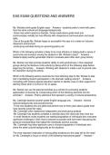 EAS EXAM QUESTIONS AND ANSWERS