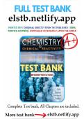  test bank for chemistry and chemical reactivity 10th edition kotz full chapter