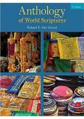 anthology of world scriptures 9th edition by roberte&period; van voorst test bank c0mplete newest solution
