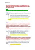 A&E 1 COMPREHENSIVE TEST BANK AE 1 Comprehensive Test  Bank EXAM QUESTIONS AND ANSWERS 100 &percnt; PASS  SOLUTION A&plus; GRADE