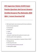 NYC Supervisor Painter &lpar;CUNY&rpar; Exam  Practice Questions And Correct Answers  &lpar;Verified Answers&rpar; Plus Rationales 2026  Q&A &vert; Instant Download Pdf 
