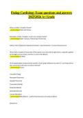 FISDAP Cardiology Exam &ndash; Questions and Answers 2025&ndash;2026 &vert; Complete EMS cardiology exam study guide for an A&plus; grade
