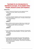 An Introduction to Statistical Concepts&comma; 4th Edition &ndash; Debbie L&period; Hahs-Vaughn&comma; Richard G&period; Lomax &ndash; ISBN 9781138650558 &ndash; Test Bank &lpar;All Chapters Covered 1&ndash;20&rpar;